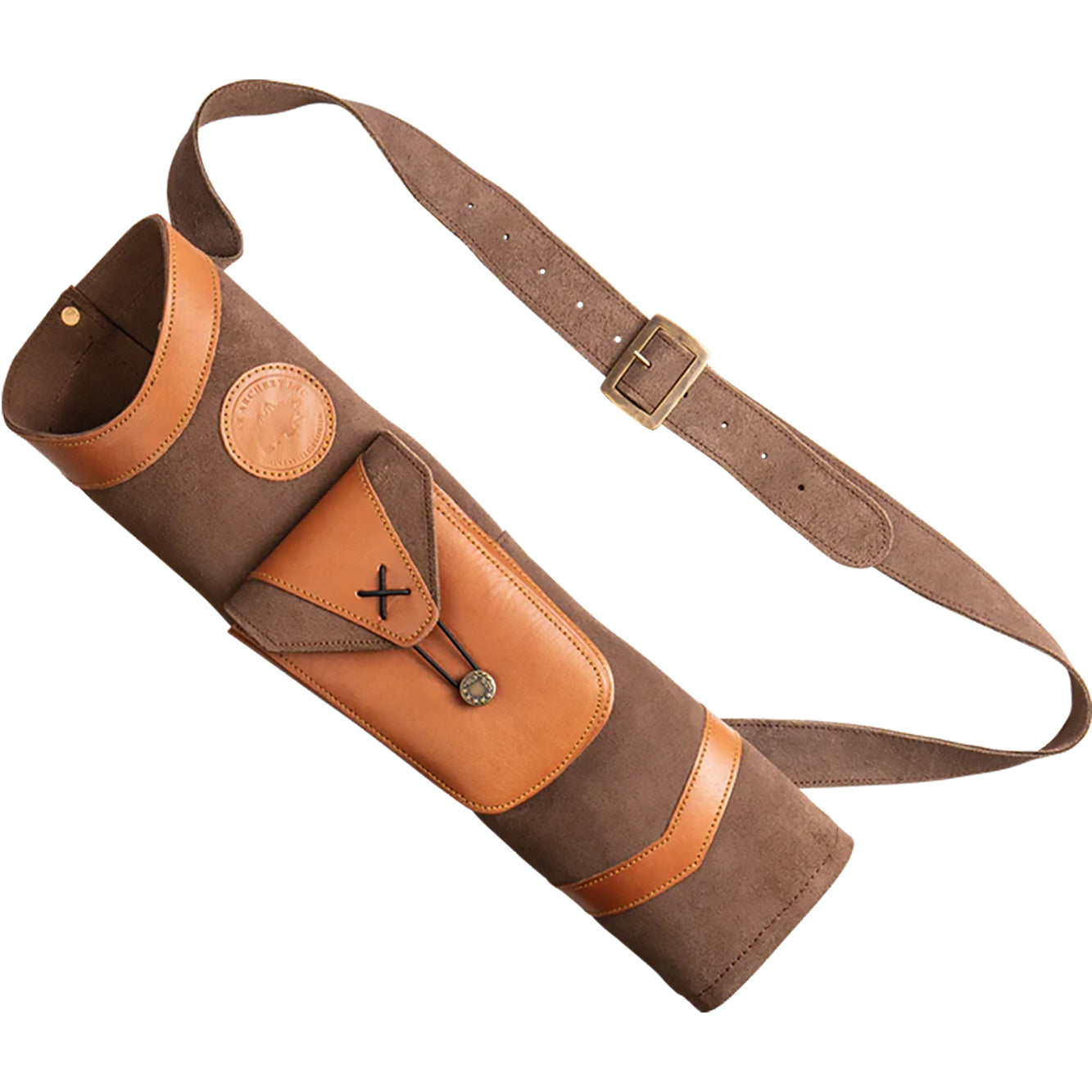 Bear Archery Traditional Leather Back Quiver (Ambidextrous)