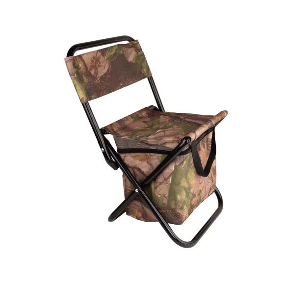 Outdoor Folding Chair with Cooler Bag