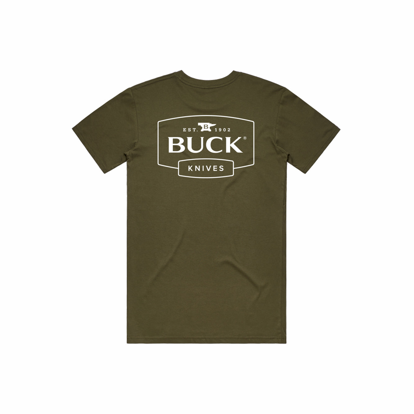 Buck® Knives Buck Logo T-Shirt, O.D. Green