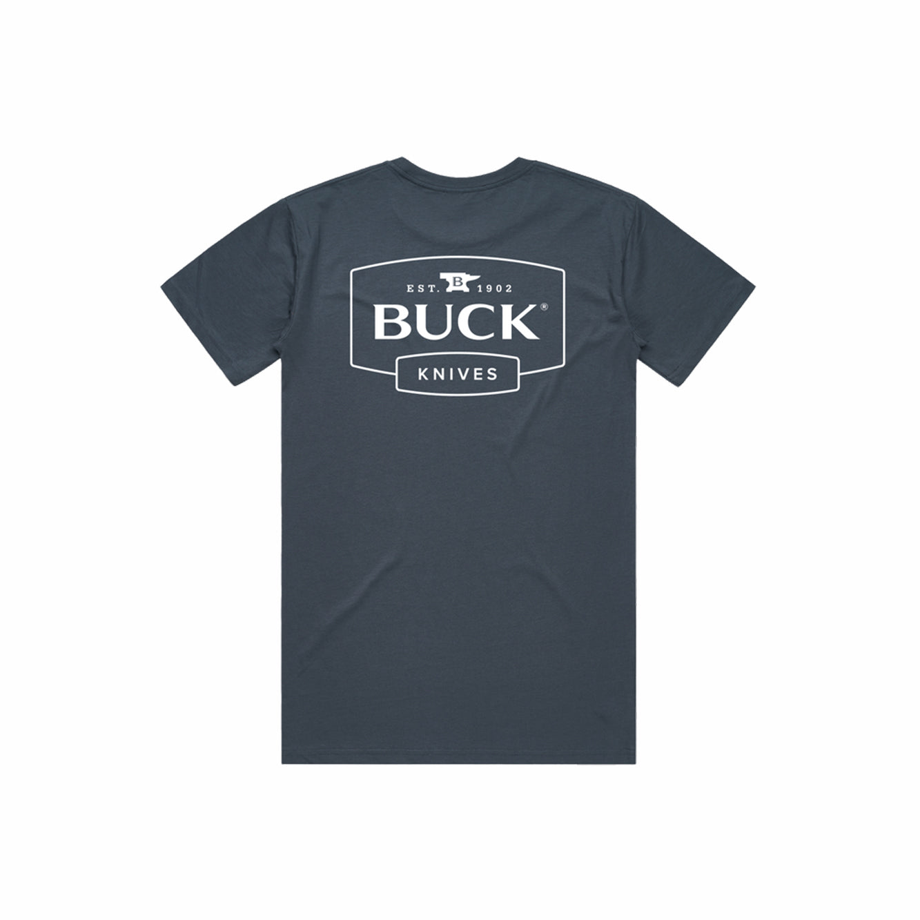 Buck® Knives Buck Logo T-Shirt, Petrol Blue