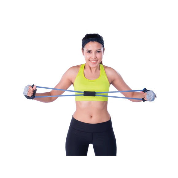 Portable Resistance Bands with Foam Handles