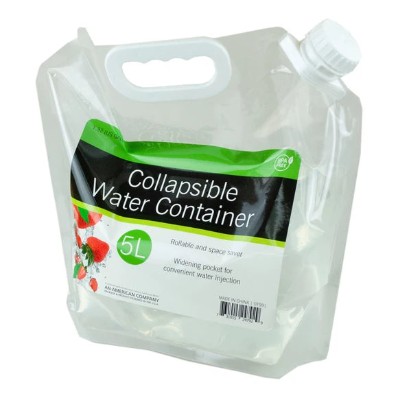 5 Liter Collapsible Water Container