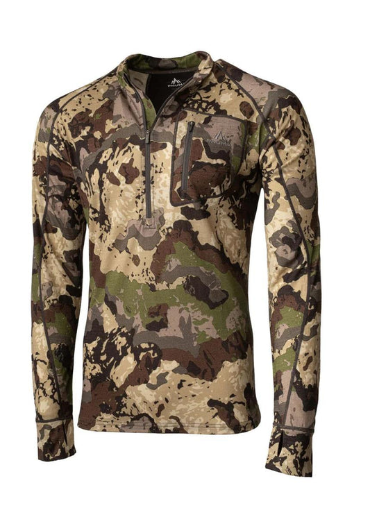 Pnuma Merino Wool Base Layer Pullover 1/4 Zip