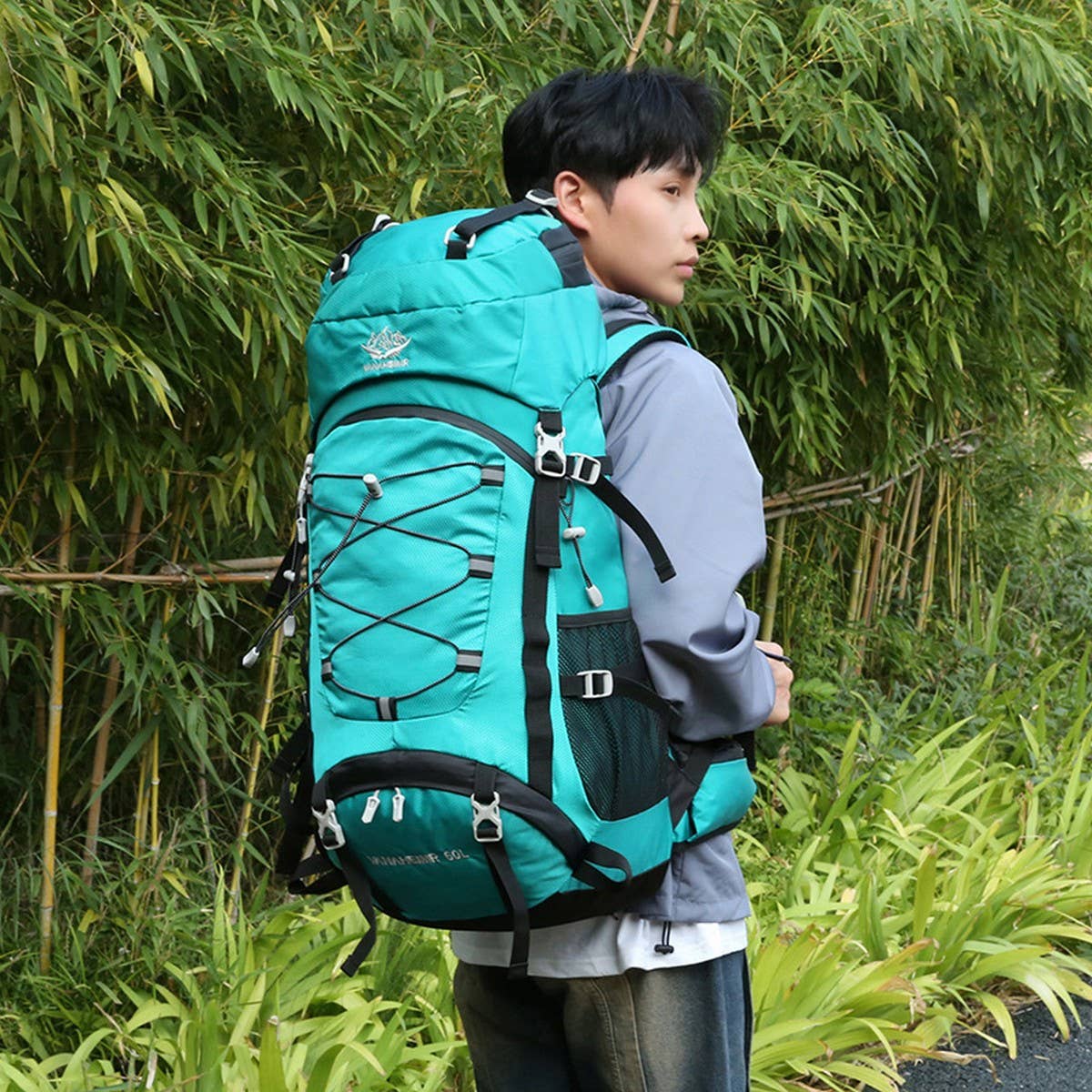 60L Outdoor Hiking Camping Travel Backpack