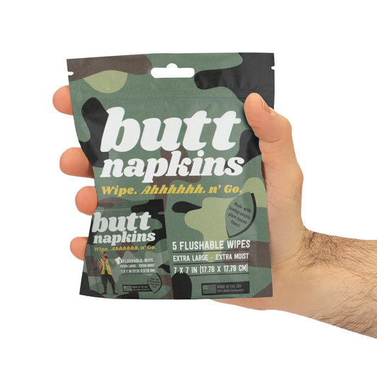 Hunting Butt Napkins (Sold in singles only)