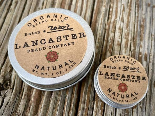 Natural (Unscented) Organic Beard Balm