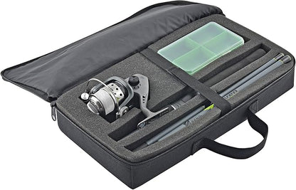 South Bend RAVEN 6' 6-Piece Spinning Reel & Rod Combo Travel Pack