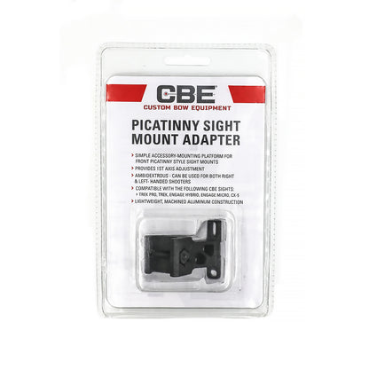 Custom Bow Equipment Picatinny Sight Mount Adapter