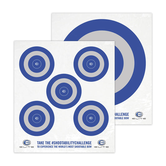 Elite Archery Shooability Paper Targets (10-Pack)