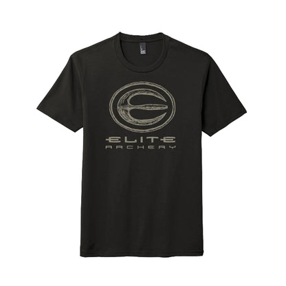 Elite Archery Men's Rubbed Logo Tee