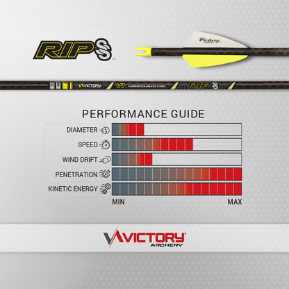 Victory Archery RIP SS Elite Fletched Arrow (6-Pack)