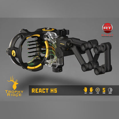 Trophy Ridge React® H5™ Bow Sight (Right Hand)