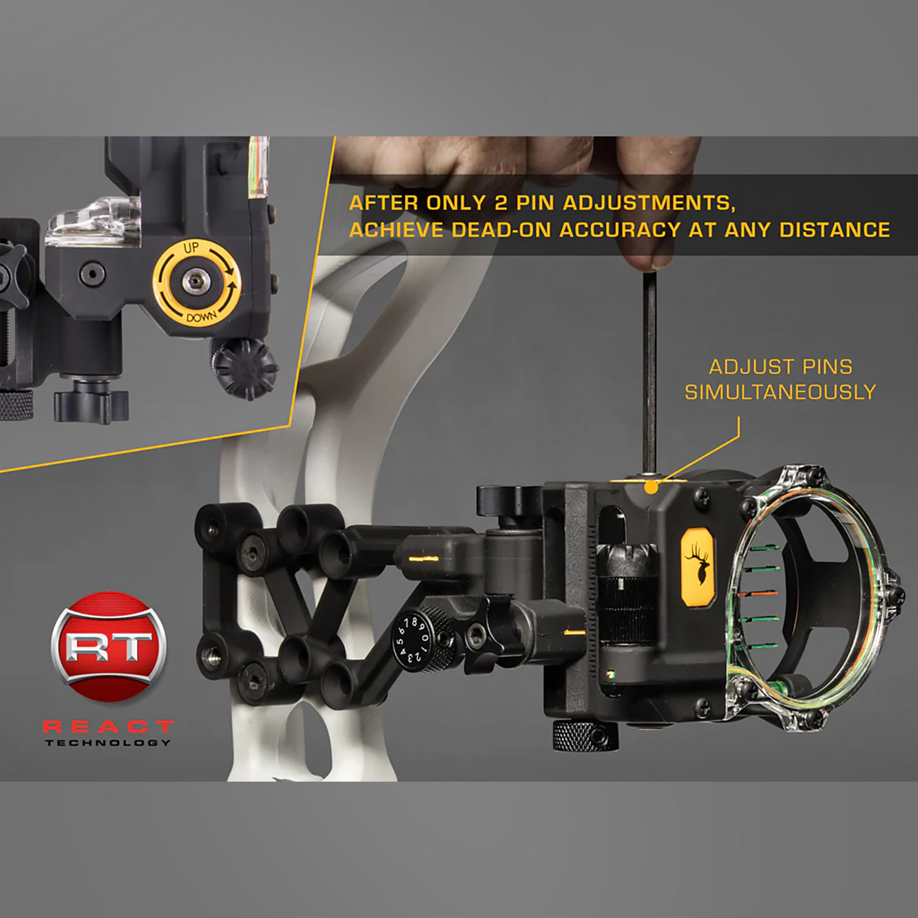 Trophy Ridge React® H5™ Bow Sight (Right Hand)