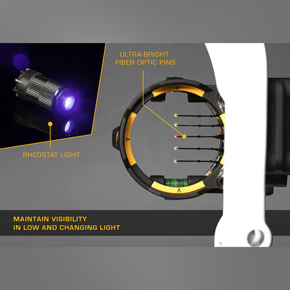 Trophy Ridge React® H5™ Bow Sight (Right Hand)