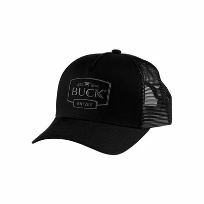 Buck® Knives Buck Embroidered Logo Trucker Hat - Black