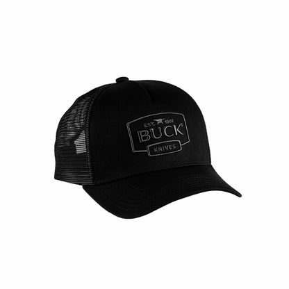 Buck® Knives Buck Embroidered Logo Trucker Hat - Black