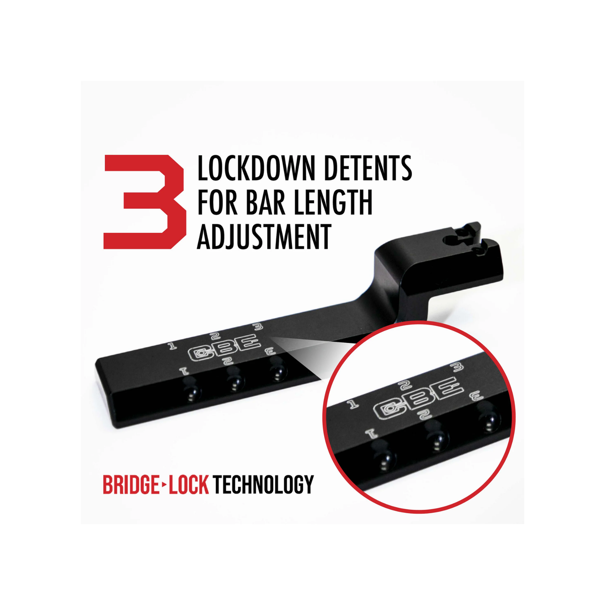 CBE Custom Bow Equipment Bridge Lock Conversion Bar