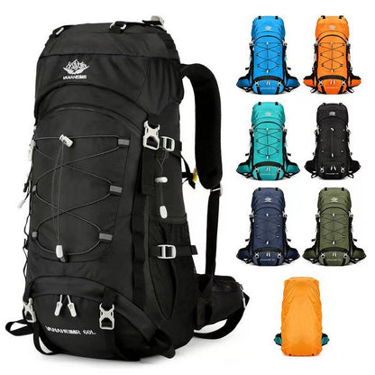 60L Outdoor Hiking Camping Travel Backpack